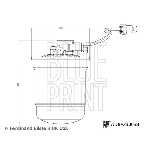 Palivový filter BLUE PRINT ADBP230038 - obr. 2