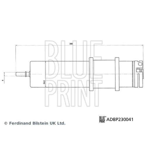 Palivový filter ADBP230041 (BLUE PRINT) - obr. 2