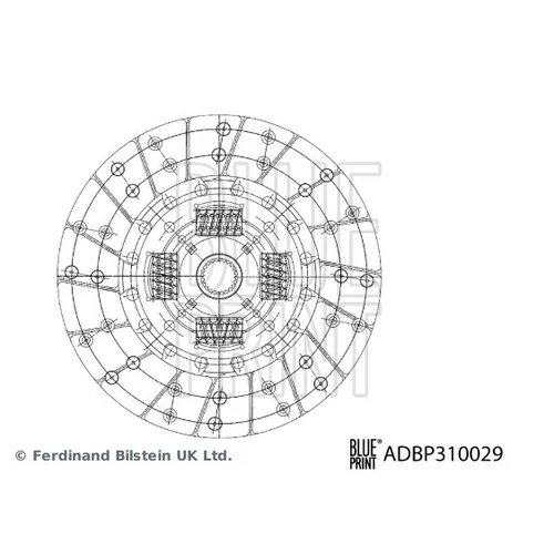 Spojková lamela BLUE PRINT ADBP310029