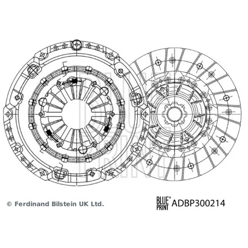 Spojková sada BLUE PRINT ADBP300214