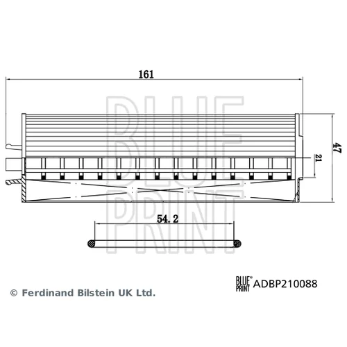 Olejový filter BLUE PRINT ADBP210088 - obr. 2