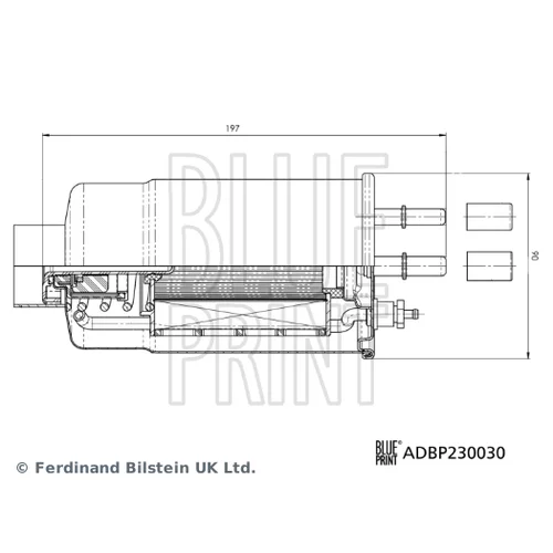 Palivový filter BLUE PRINT ADBP230030 - obr. 2