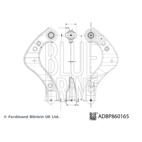 Rameno zavesenia kolies BLUE PRINT ADBP860165