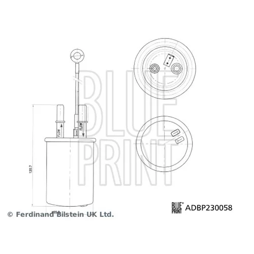 Palivový filter BLUE PRINT ADBP230058 - obr. 2