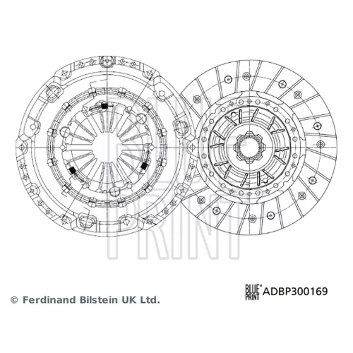 Spojková sada BLUE PRINT ADBP300169