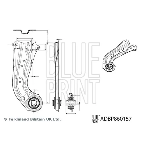 Rameno zavesenia kolies BLUE PRINT ADBP860157