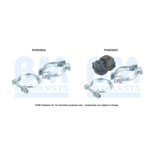 Montážna sada pre výfukovú trubku FK50392 (BM CATALYSTS)