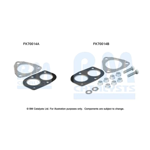 Montážna sada pre výfukovú trubku BM CATALYSTS FK70014