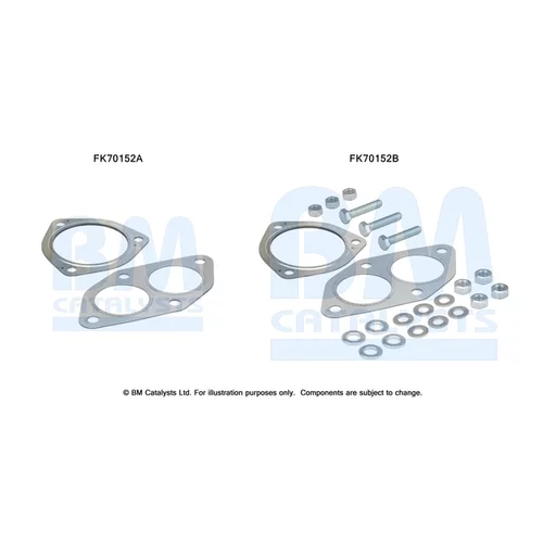 Montážna sada pre výfukovú trubku BM CATALYSTS FK70152