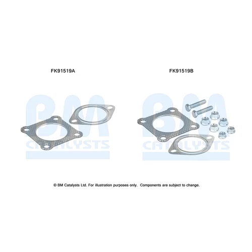 Katalyzátor - montážna sada BM CATALYSTS FK91519