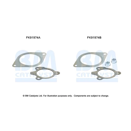 Katalyzátor - montážna sada BM CATALYSTS FK91974