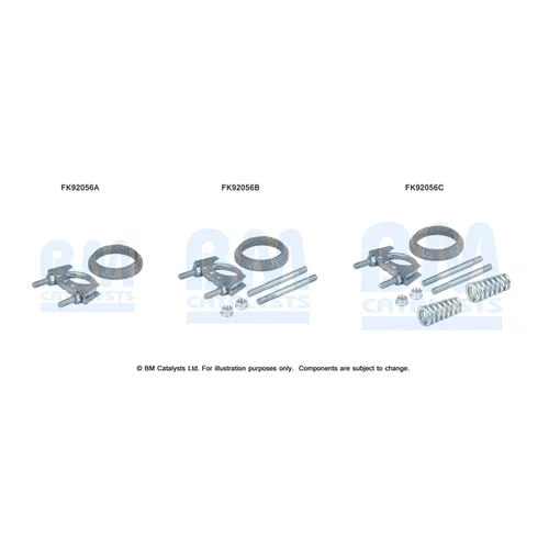 Katalyzátor - montážna sada BM CATALYSTS FK92056