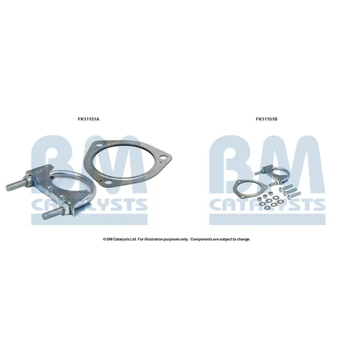 Filter pevných častíc - montážna sada BM CATALYSTS FK11151