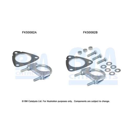 Montážna sada pre výfukovú trubku FK50082 (BM CATALYSTS)