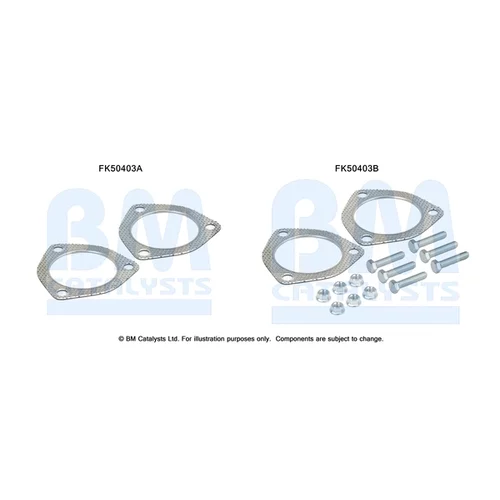 Montážna sada pre výfukovú trubku BM CATALYSTS FK50403