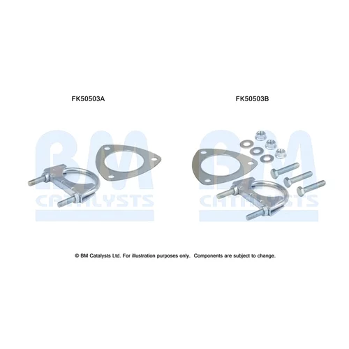 Montážna sada pre výfukovú trubku BM CATALYSTS FK50503