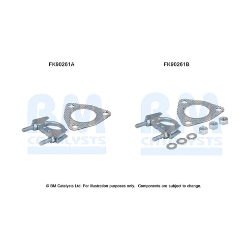 Katalyzátor - montážna sada BM CATALYSTS FK90261