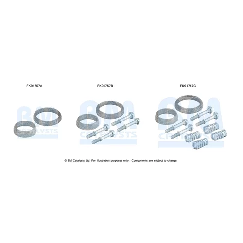 Katalyzátor - montážna sada BM CATALYSTS FK91757