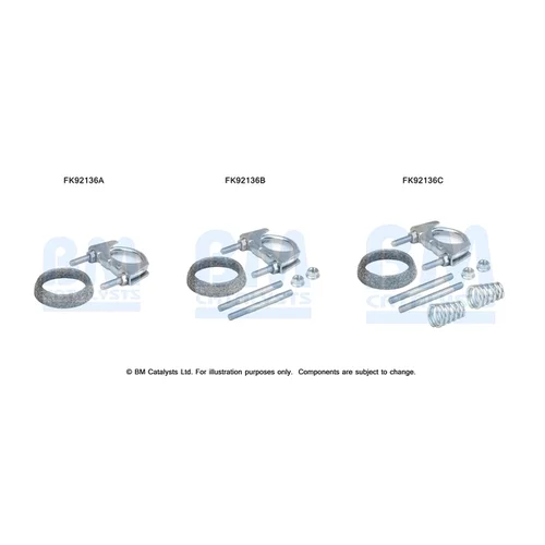 Katalyzátor - montážna sada BM CATALYSTS FK92136