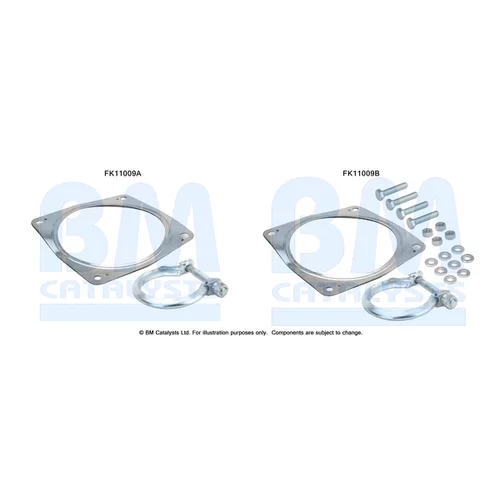 Filter pevných častíc - montážna sada BM CATALYSTS FK11009