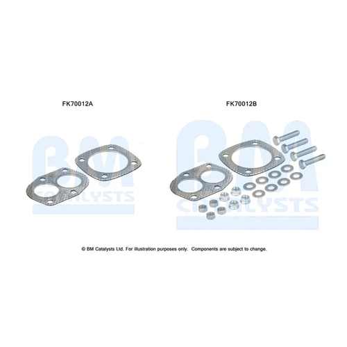Montážna sada pre výfukovú trubku BM CATALYSTS FK70012
