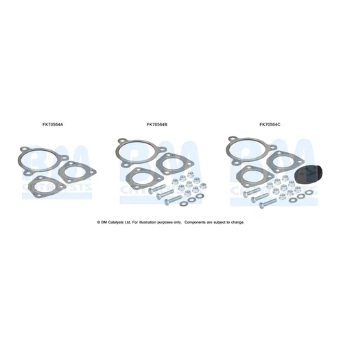 Montážna sada pre výfukovú trubku BM CATALYSTS FK70564