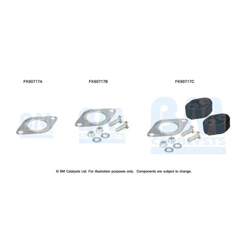 Katalyzátor - montážna sada BM CATALYSTS FK90717