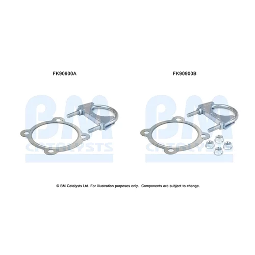 Katalyzátor - montážna sada BM CATALYSTS FK90900