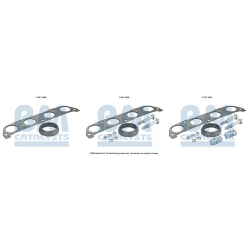 Katalyzátor - montážna sada BM CATALYSTS FK91339