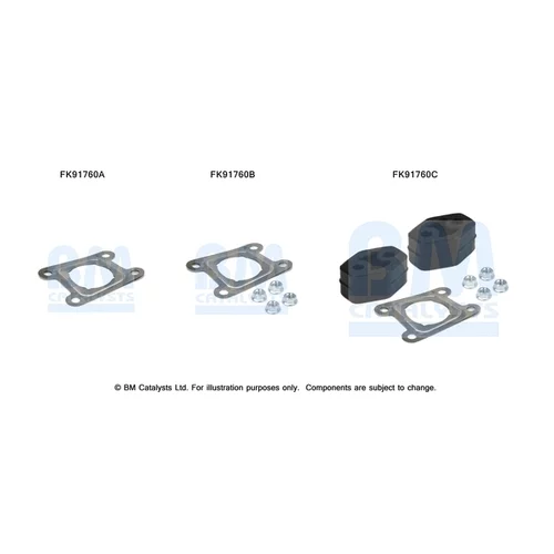 Katalyzátor - montážna sada BM CATALYSTS FK91760