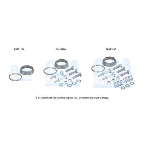 Katalyzátor - montážna sada BM CATALYSTS FK92120