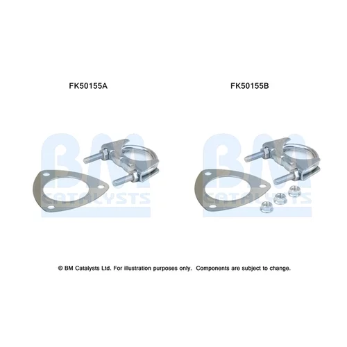 Montážna sada pre výfukovú trubku BM CATALYSTS FK50155