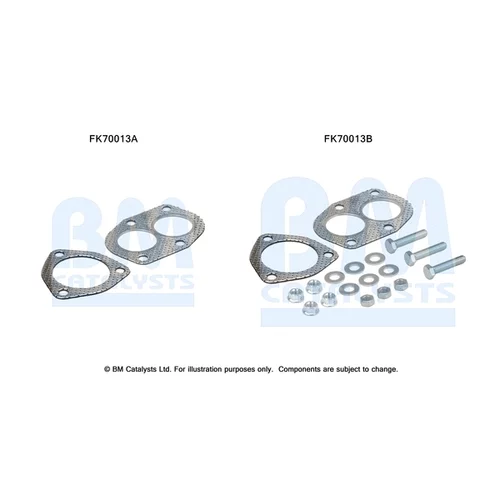 Montážna sada pre výfukovú trubku BM CATALYSTS FK70013