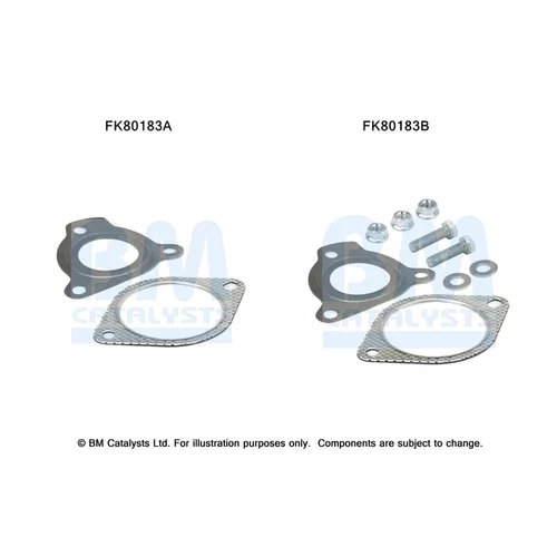 Katalyzátor - montážna sada BM CATALYSTS FK80183