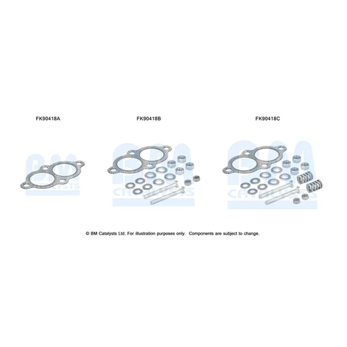 Katalyzátor - montážna sada BM CATALYSTS FK90418