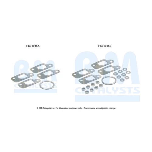 Katalyzátor - montážna sada BM CATALYSTS FK91015