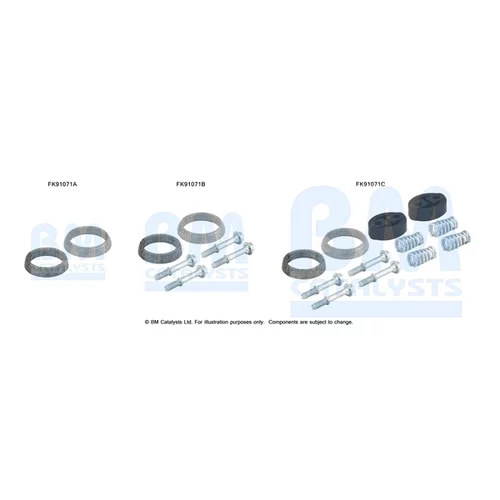 Katalyzátor - montážna sada BM CATALYSTS FK91071