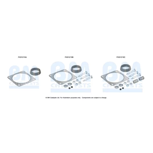 Katalyzátor - montážna sada BM CATALYSTS FK91219