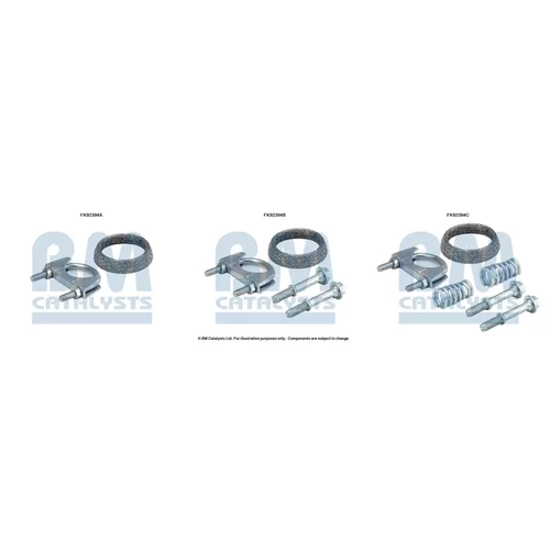 Katalyzátor - montážna sada BM CATALYSTS FK92394