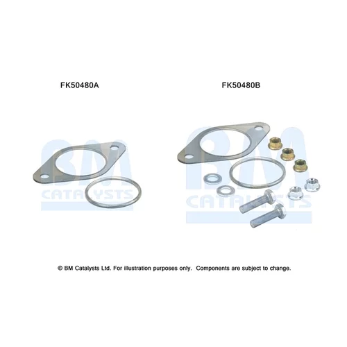 Montážna sada pre výfukovú trubku BM CATALYSTS FK50480