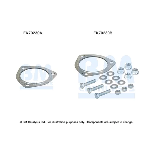 Montážna sada pre výfukovú trubku BM CATALYSTS FK70230