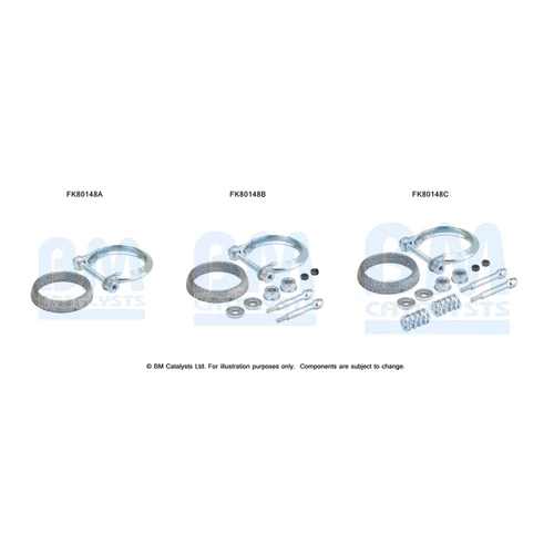 Katalyzátor - montážna sada BM CATALYSTS FK80148