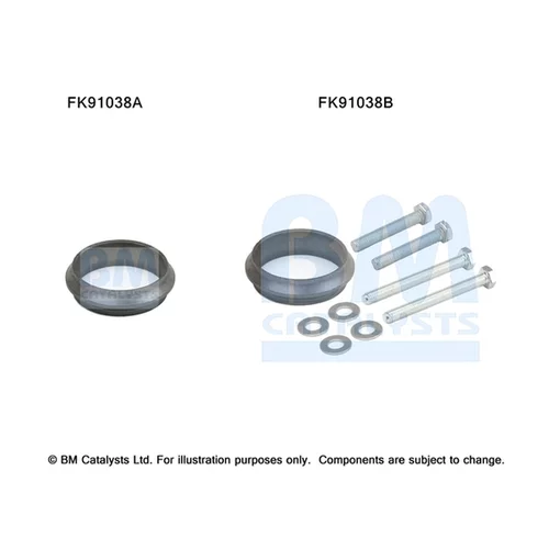 Katalyzátor - montážna sada BM CATALYSTS FK91038