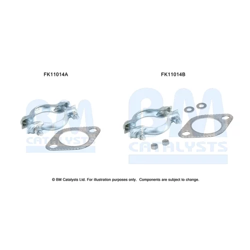 Filter pevných častíc - montážna sada BM CATALYSTS FK11014