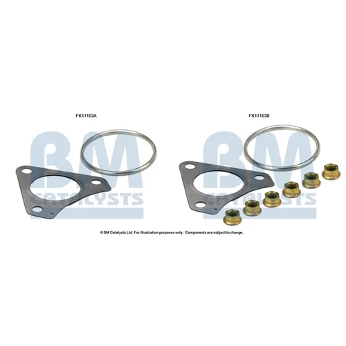 Filter pevných častíc - montážna sada BM CATALYSTS FK11153