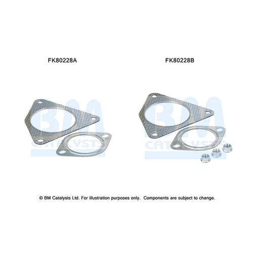 Katalyzátor - montážna sada BM CATALYSTS FK80228