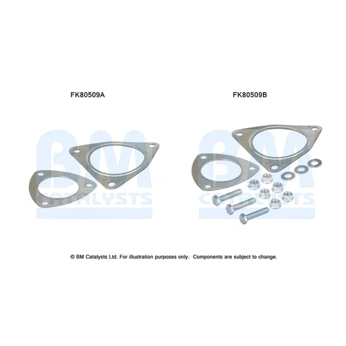 Katalyzátor - montážna sada BM CATALYSTS FK80509