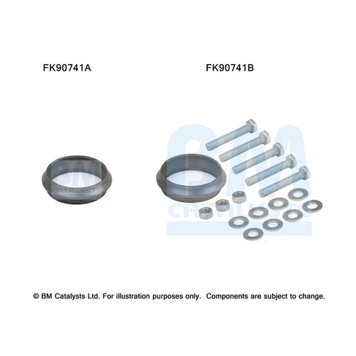 Katalyzátor - montážna sada BM CATALYSTS FK90741