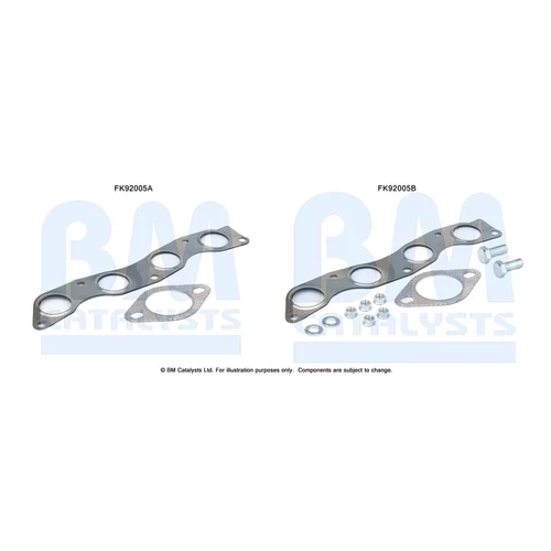 Katalyzátor - montážna sada BM CATALYSTS FK92005