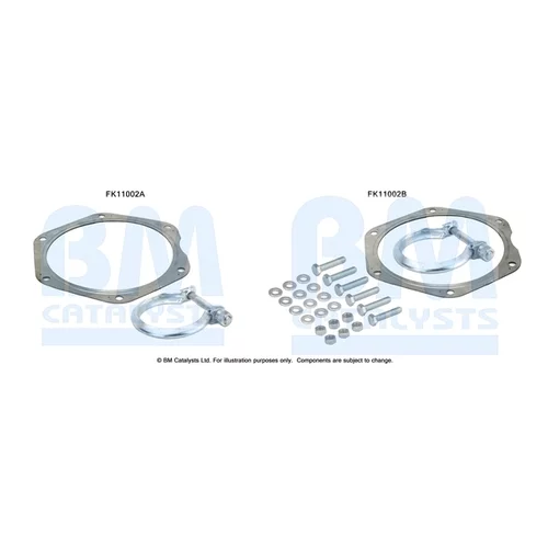 Filter pevných častíc - montážna sada BM CATALYSTS FK11002